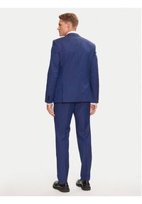 Hugo Garnitur Henry/Griffin182 50383613 Granatowy Slim Fit. Kolor: niebieski. Materiał: wełna #8