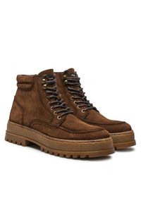 Pepe Jeans Trapery PMS50250 Brązowy. Kolor: brązowy. Materiał: zamsz, skóra #6