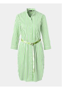 JOOP! Sukienka koszulowa 30042008 Zielony Regular Fit. Kolor: zielony. Materiał: bawełna. Typ sukienki: koszulowe #7
