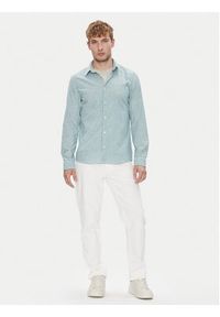 Marc O'Polo Koszula 526 7210 42358 Zielony Slim Fit. Typ kołnierza: polo. Kolor: zielony. Materiał: bawełna #5