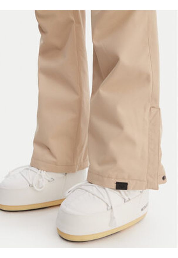 Roxy Spodnie snowboardowe Nadia ERJTP03271 Beżowy Tailored Fit. Kolor: beżowy. Materiał: syntetyk. Sport: snowboard