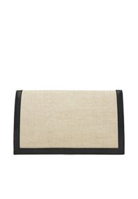 BOSS Duży Portfel Damski Alyce Flat Pouch CV 50542077 Beżowy. Kolor: beżowy. Materiał: materiał