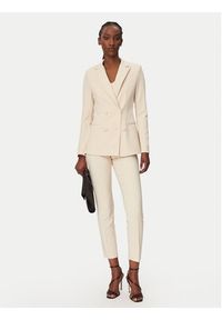 Rinascimento Marynarka CFC0128295003 Beżowy Slim Fit. Kolor: beżowy. Materiał: syntetyk #4