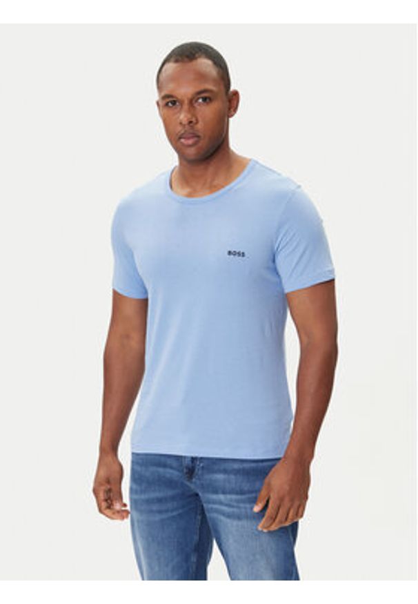 BOSS Komplet t-shirtów 50532470 Kolorowy Regular Fit. Materiał: bawełna. Wzór: kolorowy