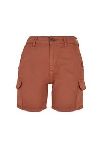 Szorty cargo wysoka talia kobiety Urban Classics. Stan: podwyższony. Kolor: czerwony