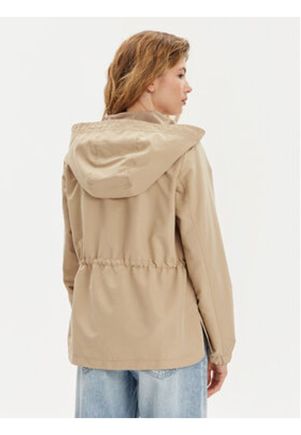 Vero Moda Parka Paisley 10301577 Beżowy Regular Fit. Kolor: beżowy. Materiał: syntetyk. Wzór: paisley