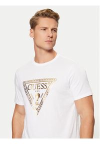 Guess T-Shirt M5RI49 K9RM1 Biały Regular Fit. Kolor: biały. Materiał: bawełna #4