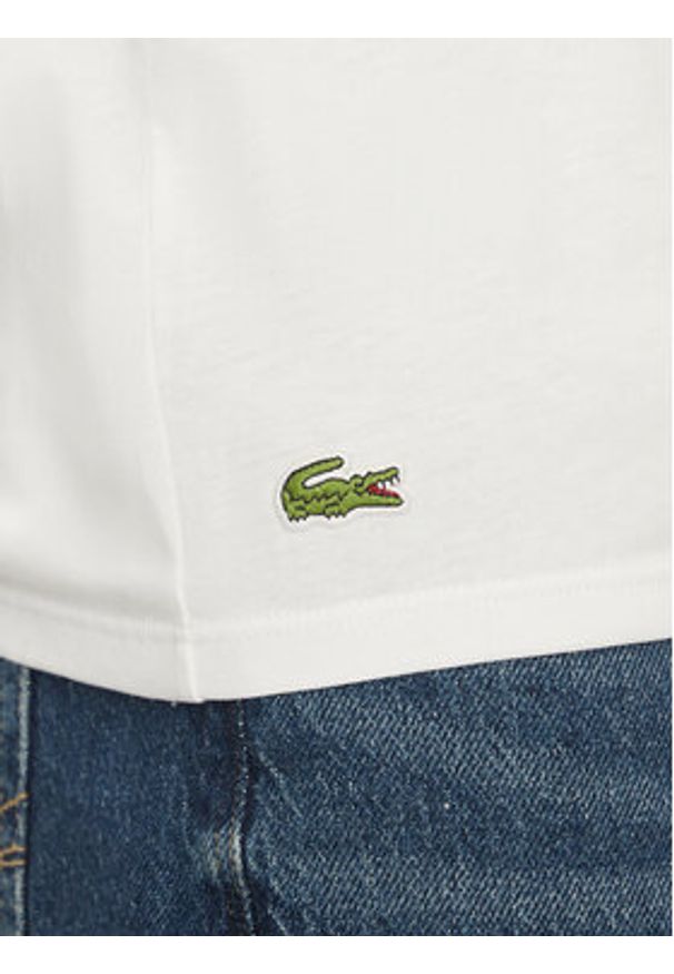 Lacoste Komplet 3 tank topów TH9009 Biały Regular Fit. Kolor: biały. Materiał: bawełna