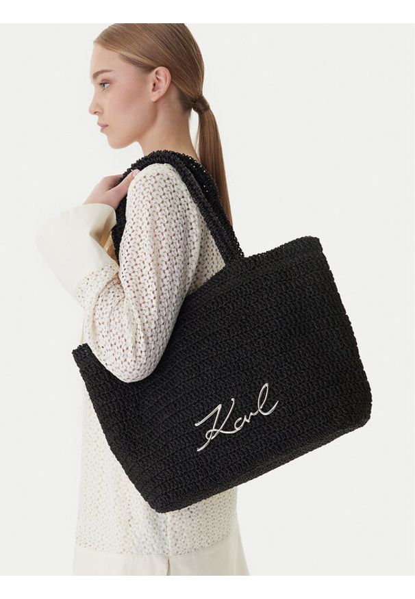 Karl Lagerfeld - KARL LAGERFELD Torebka B1W46079 Czarny. Kolor: czarny