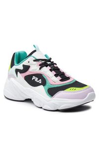 Fila Sneakersy Collene Cb Wmn FFW0046 Kolorowy. Kolor: czarny. Materiał: skóra. Wzór: kolorowy