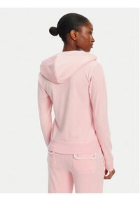 Juicy Couture Bluza Robertson JCAP176 Różowy Slim Fit. Kolor: różowy. Materiał: syntetyk #3