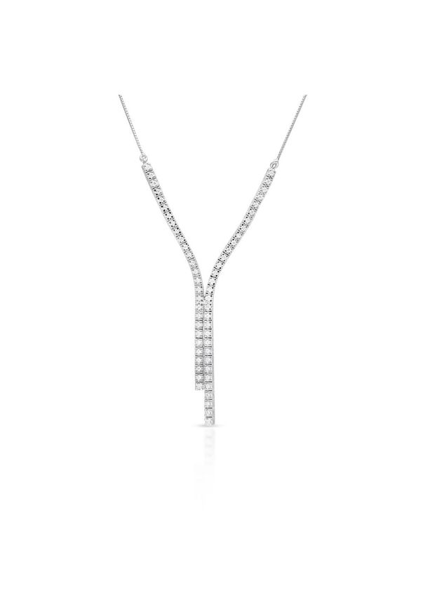 W.KRUK Naszyjnik - złoto 585, Brylant 0,32ct - ZFT/NB+106B. Materiał: złote. Kolor: złoty. Kamień szlachetny: brylant