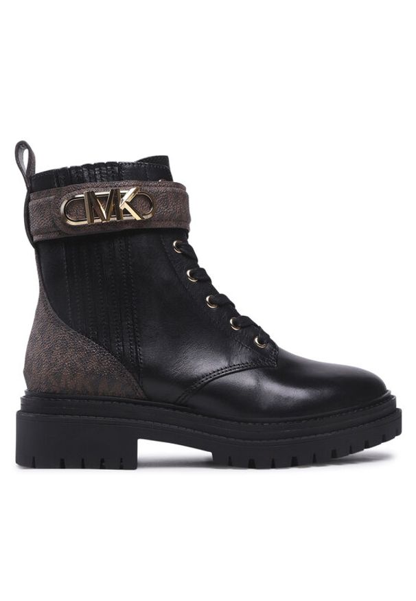 MICHAEL Michael Kors Botki Parker Ankle Bootie 40F2PKFE5L Czarny. Kolor: czarny. Materiał: skóra