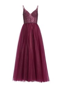 Hey Kyla Sukienka wieczorowa 5AJ127HK Bordowy Regular Fit. Kolor: czerwony. Materiał: syntetyk. Styl: wizytowy #2