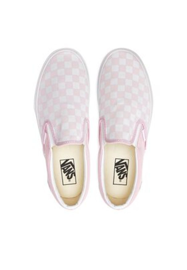 Vans Tenisówki Ua Classic Slip-On Platform VN00018EV1C1 Różowy. Zapięcie: bez zapięcia. Kolor: różowy. Materiał: materiał. Obcas: na platformie