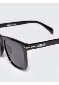 Big-Star - Okulary przeciwsłoneczne unisex czarne Dioni 906. Kolor: czarny. Materiał: jeans #8