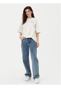 Hugo - HUGO T-Shirt 50533976 Biały Oversize. Kolor: biały. Materiał: bawełna #4
