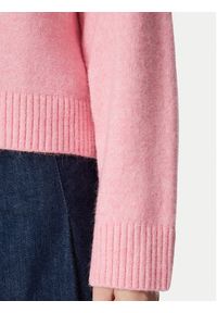 Tommy Jeans Sweter Fluffy Badge DW0DW23831 Różowy jasny Regular Fit. Kolor: różowy. Materiał: syntetyk #3
