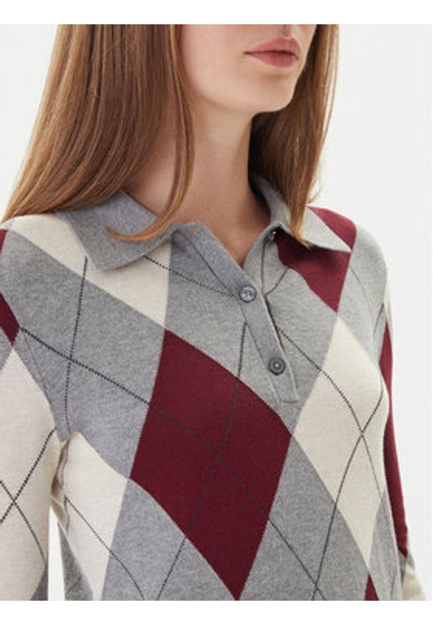 TOMMY HILFIGER - Tommy Hilfiger Sweter WW0WW48393 Kolorowy Regular Fit. Materiał: bawełna. Wzór: kolorowy