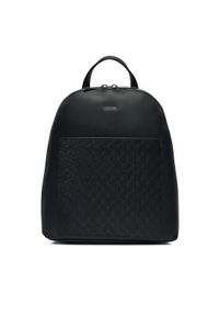 Calvin Klein Plecak Ck Must Dome Backpack_Mono K60K612888 Czarny. Kolor: czarny. Materiał: skóra