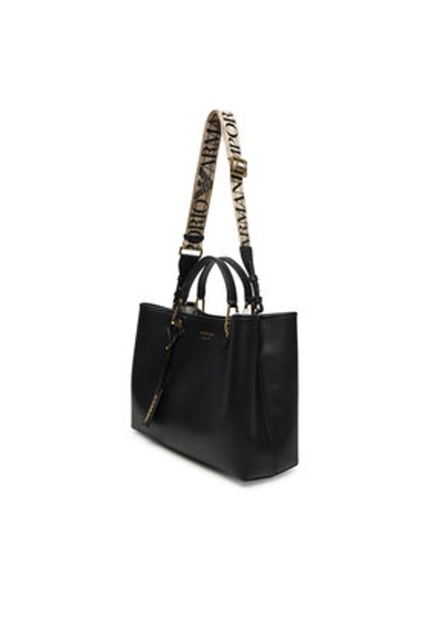 Emporio Armani Torebka EW000360 AF12103 MC032 Czarny. Kolor: czarny. Materiał: skórzane