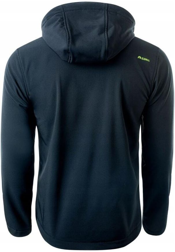 Kurtka męska Elbrus Iver Softshell wodoodporna. Kolor: żółty, wielokolorowy, niebieski. Materiał: softshell