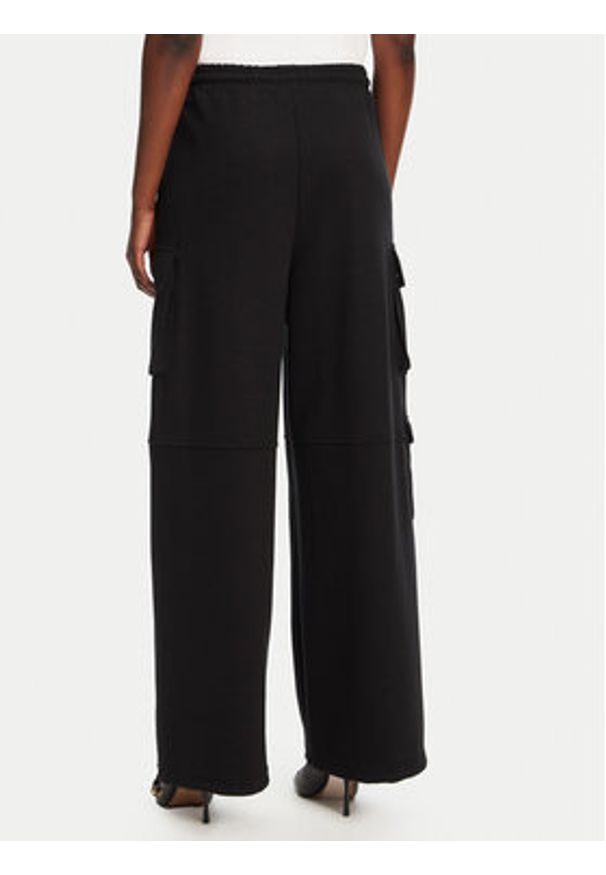Patrizia Pepe Spodnie dresowe 8P0617/J219-K103 Czarny Relaxed Fit. Kolor: czarny. Materiał: syntetyk