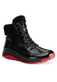 Rieker Revolution Lifestyle Trzewiki W0063-01 Czarny. Kolor: czarny. Materiał: skóra, lakier #7