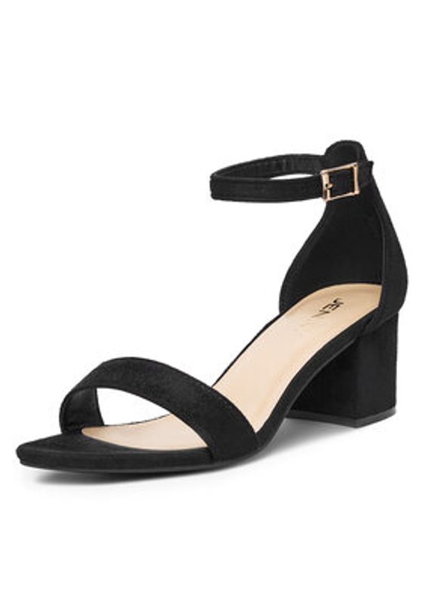 Jenny - JENNY Sandały CEO-WS0730-06 Czarny. Kolor: czarny. Materiał: materiał