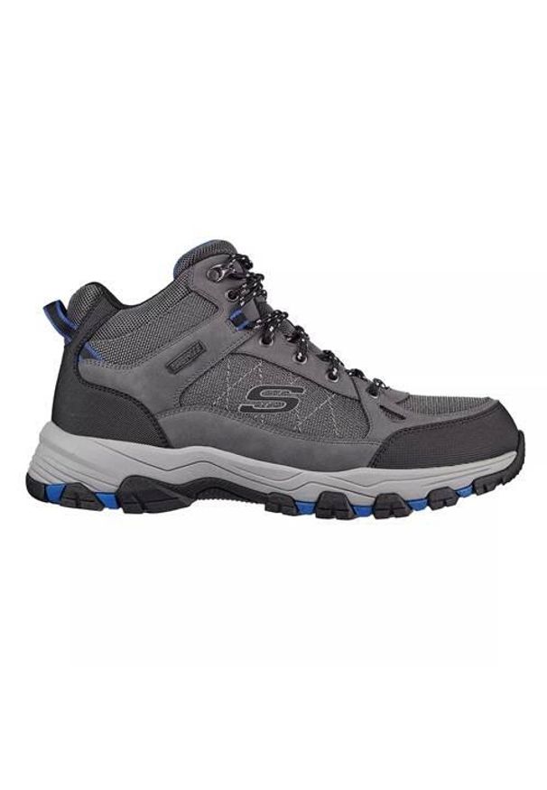 skechers - Buty trekkingowe męskie Skechers Selmen Melano. Zapięcie: sznurówki. Kolor: szary. Materiał: materiał, syntetyk. Szerokość cholewki: normalna