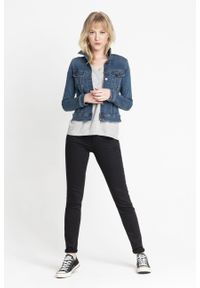 Lee - LEE SLIM RIDER DAMSKA KURTKA JEANSOWA NINETY NINE L541HAZV 112112654. Materiał: jeans #7