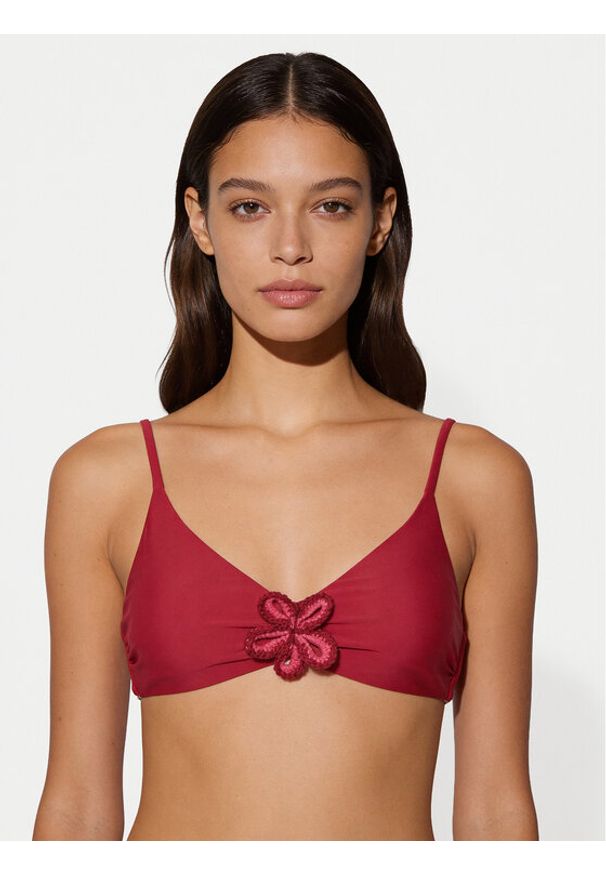 YSABEL MORA - Ysabel Mora Góra od bikini 83448 Czerwony ciemny. Kolor: czerwony. Materiał: syntetyk