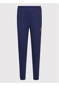 DKNY Sport Spodnie dresowe DP1P2716 Granatowy Regular Fit. Kolor: niebieski. Materiał: bawełna