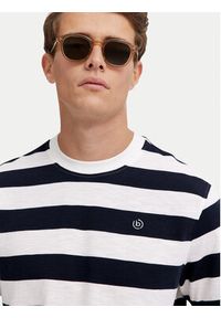 Bugatti T-Shirt 8350-75022C Granatowy Regular Fit. Kolor: niebieski. Materiał: bawełna #3