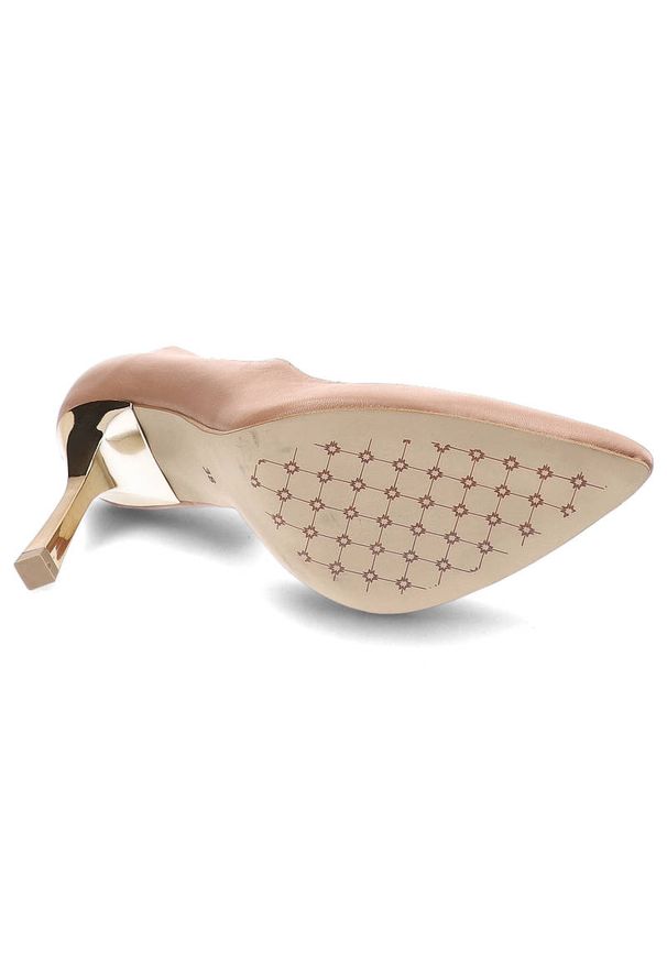 Beżowe Szpilki Karino Eleganckie Skórzane Buty. Okazja: na spacer. Kolor: beżowy. Materiał: skóra. Szerokość cholewki: normalna. Obcas: na szpilce. Styl: elegancki. Wysokość obcasa: średni