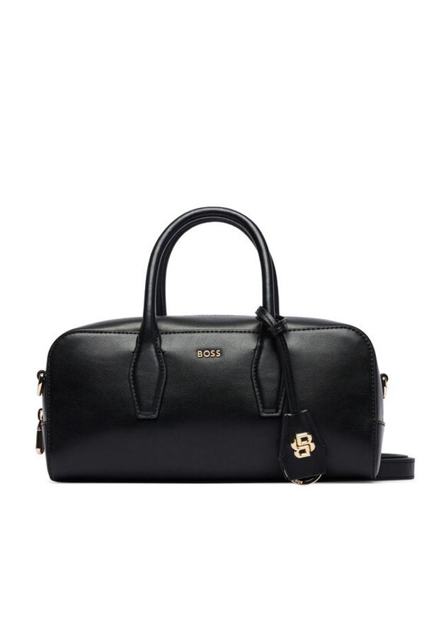BOSS Torebka 50557995 Czarny. Kolor: czarny. Materiał: skórzane