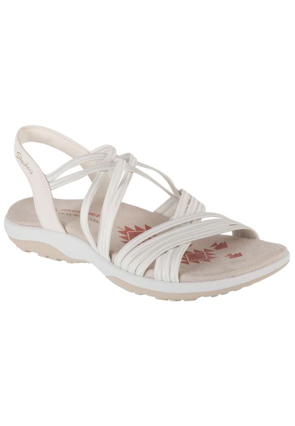 skechers - Sandały damskie, Reggae Slim - Sunnyside. Kolor: biały