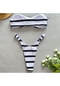 Intica - Strój kąpielowy bez ramiączek z wycięciami na plażę Alfeu. Kolor: wielokolorowy. Materiał: materiał #4