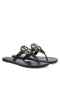 Tory Burch Japonki 167568 Czarny. Kolor: czarny. Materiał: skóra #4