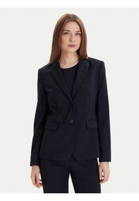 BOSS - Boss Marynarka Juleah 50490035 Granatowy Regular Fit. Kolor: niebieski. Materiał: wełna #1