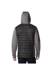 columbia - Bluza Turystyczna Męska Columbia Out-Shield Insulated Full Zip Hoodie z kapturem. Typ kołnierza: kaptur. Kolor: czarny, szary, wielokolorowy. Styl: sportowy. Sport: turystyka piesza