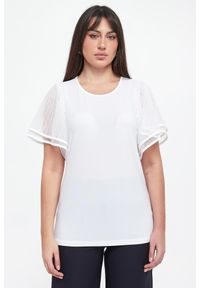 Joseph Ribkoff - Bluzka damska z tiulowymi rękawami JOSEPH RIBKOFF. Materiał: tiul #4