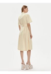 MAX&Co. Sukienka koszulowa Zeppa 2416221174200 Écru Regular Fit. Materiał: bawełna. Typ sukienki: koszulowe #3
