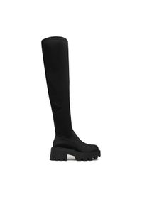 DeeZee Kozaki 67091-8H Czarny. Kolor: czarny. Materiał: materiał