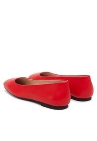 ecco - ECCO Baleriny Margot 23432301294 Czerwony. Kolor: czerwony. Materiał: skóra #6