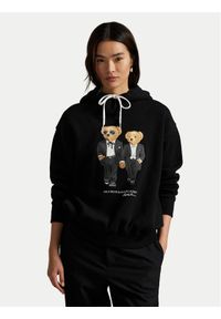 Polo Ralph Lauren Bluza 211A87106001 Czarny Relaxed Fit. Typ kołnierza: polo. Kolor: czarny. Materiał: bawełna #1