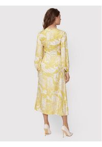 Ted Baker Sukienka koktajlowa Saraiy 261810 Żółty Regular Fit. Kolor: żółty. Materiał: wiskoza. Styl: wizytowy
