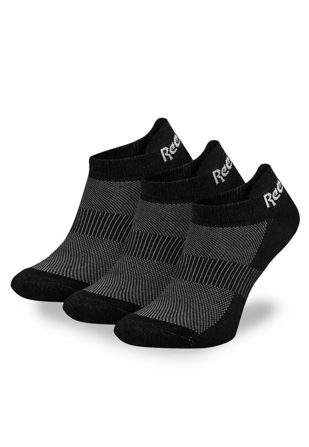 Reebok Zestaw 3 par niskich skarpet unisex R0356P-SS24 (3-pack) Czarny. Kolor: czarny. Materiał: bawełna