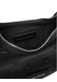 Karl Lagerfeld - KARL LAGERFELD Torebka A3W30292 Czarny. Kolor: czarny. Materiał: skórzane