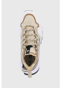 adidas TERREX Buty TERREX Hikster damskie kolor beżowy. Nosek buta: okrągły. Zapięcie: sznurówki. Kolor: beżowy #5